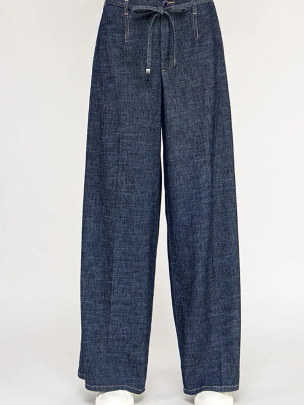 Level 99 Martine Comfy Wide Leg Hemp/Cotton Trouser Jeans